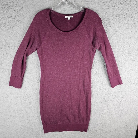 Standard James Perse Womens Raglan Sweatshirt Dress Size 1 Made in USA - Picture 1 of 9
